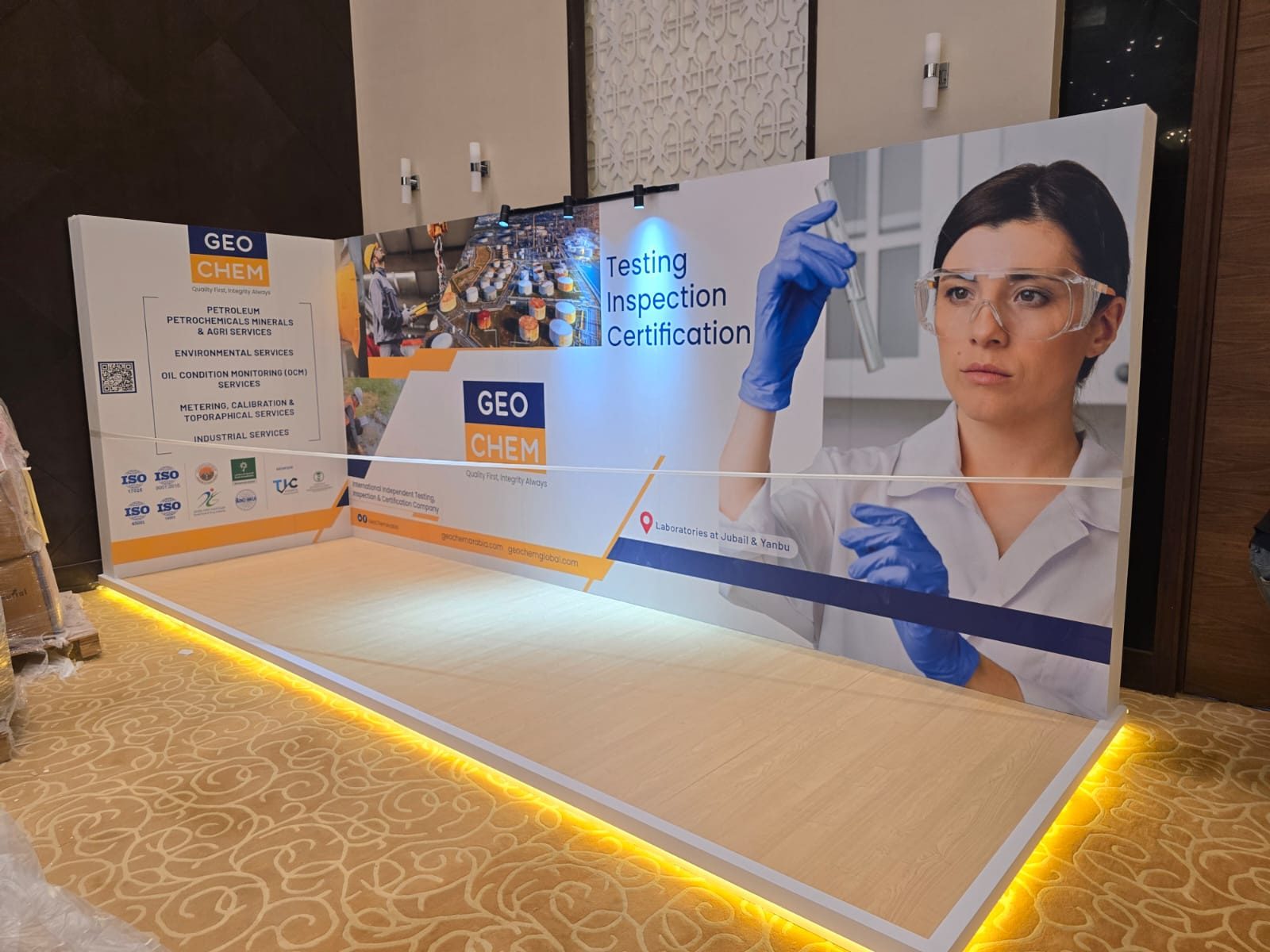 Geo Chem stand