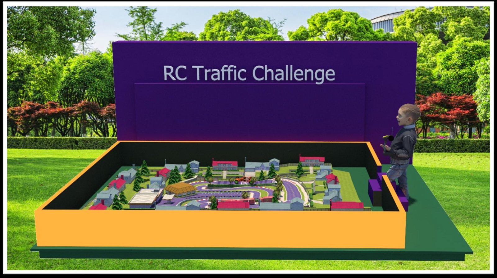 City Circuit RC traffic challenge miniature city